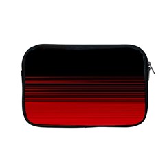 Abstract Of Red Horizontal Lines Apple Macbook Pro 13  Zipper Case by Amaryn4rt