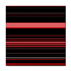 Abstract Of Red Horizontal Lines Tile Coasters