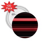 Abstract Of Red Horizontal Lines 2.25  Buttons (100 pack)  Front