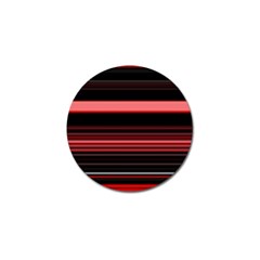 Abstract Of Red Horizontal Lines Golf Ball Marker (10 Pack)