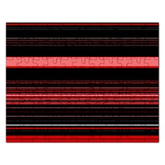 Abstract Of Red Horizontal Lines Rectangular Jigsaw Puzzl