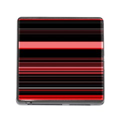 Abstract Of Red Horizontal Lines Memory Card Reader (square)