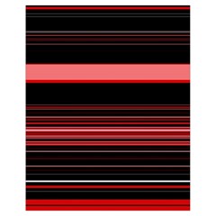 Abstract Of Red Horizontal Lines Drawstring Bag (small)