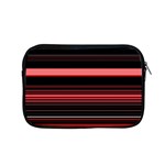 Abstract Of Red Horizontal Lines Apple MacBook Pro 15  Zipper Case Front