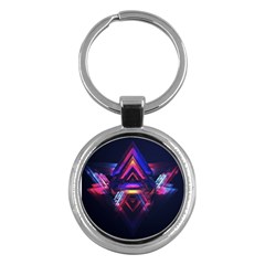 Abstract Desktop Backgrounds Key Chains (round) 