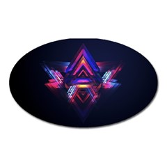 Abstract Desktop Backgrounds Oval Magnet