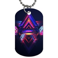 Abstract Desktop Backgrounds Dog Tag (one Side)