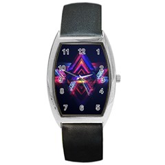 Abstract Desktop Backgrounds Barrel Style Metal Watch