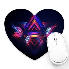 Abstract Desktop Backgrounds Heart Mousepads