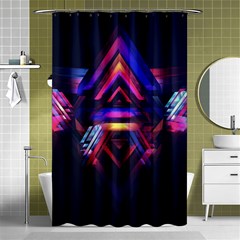 Abstract Desktop Backgrounds Shower Curtain 48  X 72  (small) 