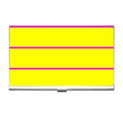 Background Image Horizontal Lines And Stripes Seamless Tileable Magenta Yellow Business Card Holders