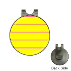 Background Image Horizontal Lines And Stripes Seamless Tileable Magenta Yellow Hat Clips With Golf Markers