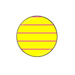 Background Image Horizontal Lines And Stripes Seamless Tileable Magenta Yellow Hat Clip Ball Marker by Amaryn4rt