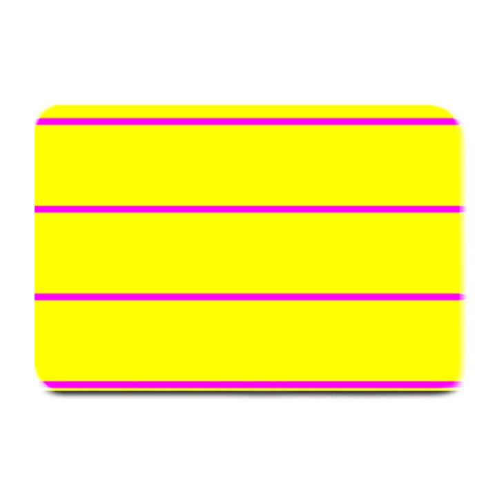 Background Image Horizontal Lines And Stripes Seamless Tileable Magenta Yellow Plate Mats