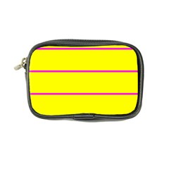 Background Image Horizontal Lines And Stripes Seamless Tileable Magenta Yellow Coin Purse by Amaryn4rt