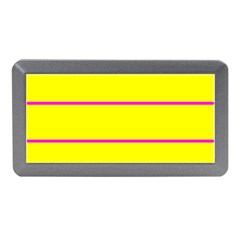 Background Image Horizontal Lines And Stripes Seamless Tileable Magenta Yellow Memory Card Reader (mini)