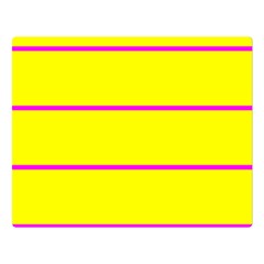 Background Image Horizontal Lines And Stripes Seamless Tileable Magenta Yellow Double Sided Flano Blanket (large)  by Amaryn4rt