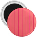 Background Image Vertical Lines And Stripes Seamless Tileable Deep Pink Salmon 3  Magnets Front