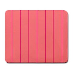 Background Image Vertical Lines And Stripes Seamless Tileable Deep Pink Salmon Large Mousepads by Amaryn4rt