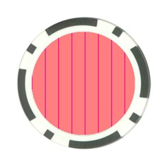 Background Image Vertical Lines And Stripes Seamless Tileable Deep Pink Salmon Poker Chip Card Guard