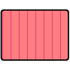 Background Image Vertical Lines And Stripes Seamless Tileable Deep Pink Salmon Fleece Blanket (large)  by Amaryn4rt