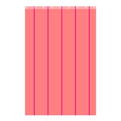 Background Image Vertical Lines And Stripes Seamless Tileable Deep Pink Salmon Shower Curtain 48  X 72  (small)  by Amaryn4rt