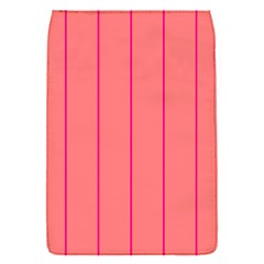 Background Image Vertical Lines And Stripes Seamless Tileable Deep Pink Salmon Flap Covers (s)  by Amaryn4rt