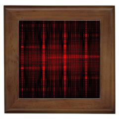 Black And Red Backgrounds Framed Tiles