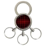 Black And Red Backgrounds 3-Ring Key Chains Front