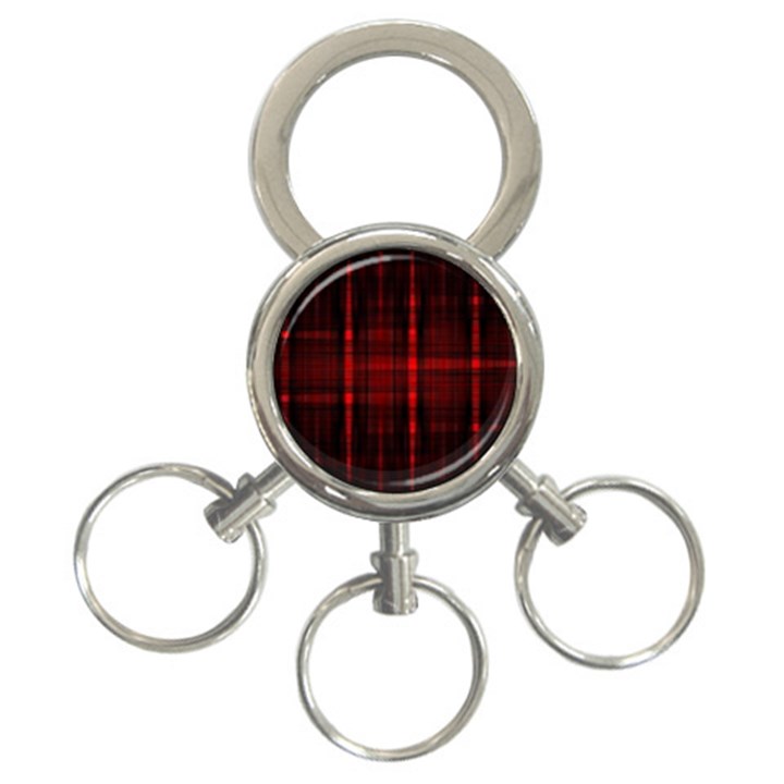 Black And Red Backgrounds 3-Ring Key Chains