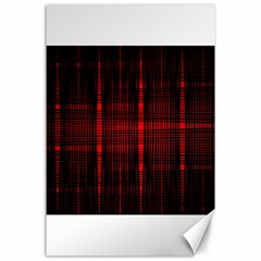 Black And Red Backgrounds Canvas 24  X 36  by Amaryn4rt