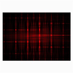 Black And Red Backgrounds Large Glasses Cloth (2-side)