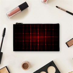 Black And Red Backgrounds Cosmetic Bag (small) 