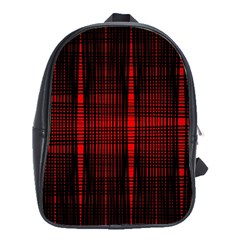 Black And Red Backgrounds School Bags(large)  by Amaryn4rt