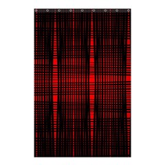 Black And Red Backgrounds Shower Curtain 48  X 72  (small) 