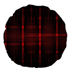 Black And Red Backgrounds Large 18  Premium Round Cushions by Amaryn4rt