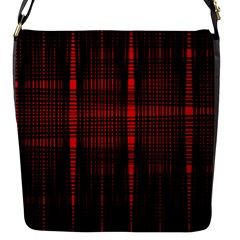 Black And Red Backgrounds Flap Messenger Bag (s) by Amaryn4rt