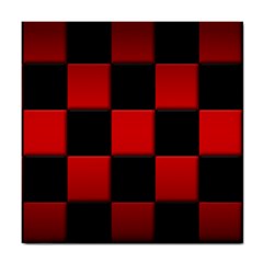 Black And Red Backgrounds Tile Coasters