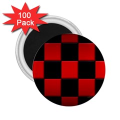 Black And Red Backgrounds 2 25  Magnets (100 Pack) 