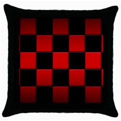 Black And Red Backgrounds Throw Pillow Case (black) by Amaryn4rt