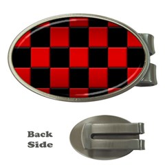 Black And Red Backgrounds Money Clips (oval)  by Amaryn4rt