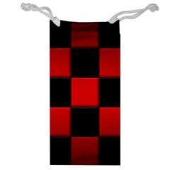 Black And Red Backgrounds Jewelry Bag by Amaryn4rt