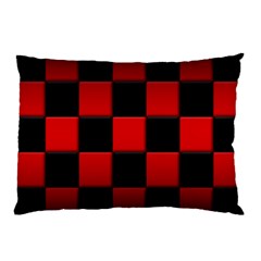 Black And Red Backgrounds Pillow Case