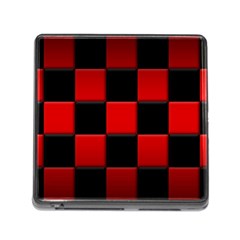 Black And Red Backgrounds Memory Card Reader (square)