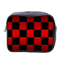 Black And Red Backgrounds Mini Toiletries Bag 2-side by Amaryn4rt