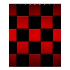 Black And Red Backgrounds Shower Curtain 60  X 72  (medium)  by Amaryn4rt