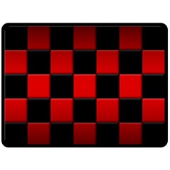 Black And Red Backgrounds Double Sided Fleece Blanket (large)  by Amaryn4rt