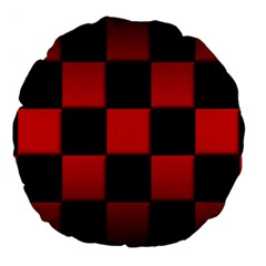 Black And Red Backgrounds Large 18  Premium Flano Round Cushions