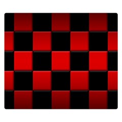 Black And Red Backgrounds Double Sided Flano Blanket (small)  by Amaryn4rt