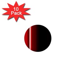 Black And Red 1  Mini Buttons (10 Pack) 